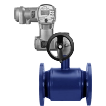 Кран шаровой Ду800 с электроприводом Auma SA 10.2-GS 250.3